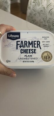 No Salt Added Natural Probiotic Farmer Cheese