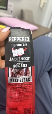 1 Ounce Jack Link's Beef Peppered Steaks 1/1 Count