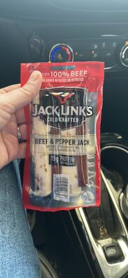 Beef & Pepper Jack Smoked Beef Sticks & Monterey Jack Cheese With Jalapeno Peppers, Beef & Pepper Jack