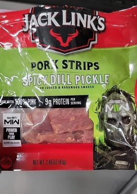 Spicy Dill Pickle Pork Strips, Spicy Dill Pickle