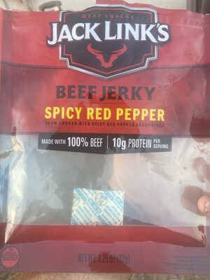 Spicy Red Pepper Beef Jerky Meat Snacks, Spicy Red Pepper