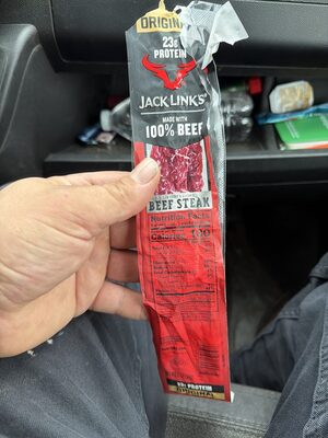 2 Ounce Jack Link's Original Beef Steak  1/1 Count