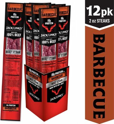 2 Ounce Jack Link's Beef Barbecue Steaks 1/1 Count