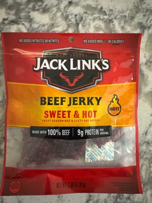 Sweet & Hot Beef Jerky, Sweet & Hot