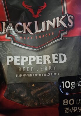 Peppered Beef Jerky Meat Snacks, Peppered Beef Jerky