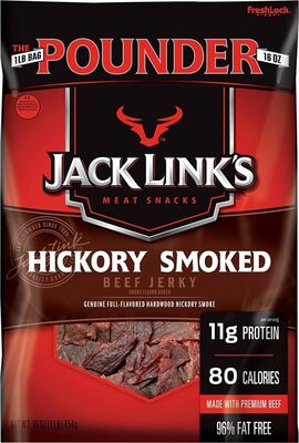 Hickory Smoked Beef Jerky, Hickory Smoked