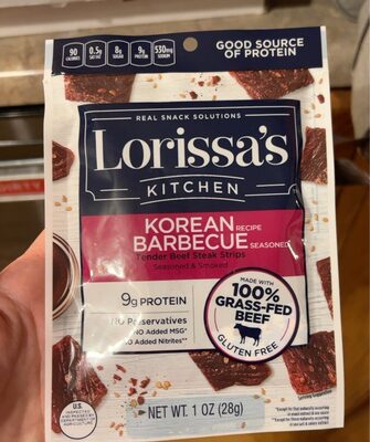 Korean Barbecue Recipe Seasoned Tender Beef Steak Strips, Korean Barbecue