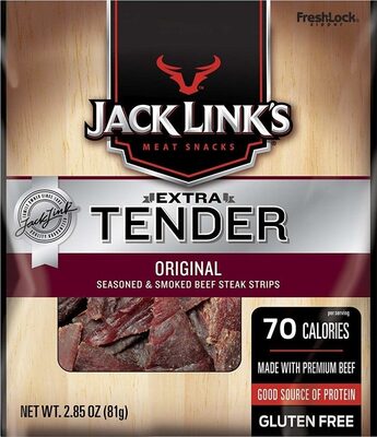 Original Extra Tender Seasoned & Smoked Beef Steak Strips, Original