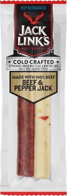 Beef & Pepper Jack Smoked Beef Stick & Monterey Jack Cheese With Jalapeo Peppers, Beef & Pepper Jack