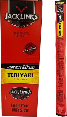 .92 Ounce Jack Link's Teriyaki Beef Sticks 1/1 Count