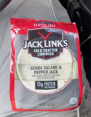 Genoa Salami & Monterey Jack Cheese With Jalapeno Peppers, Genoa Salami & Pepper Jack