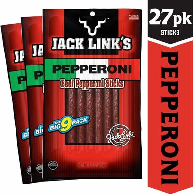7.2 Ounce Jack Link's Beef Pepperoni Sticks 1/1 Count