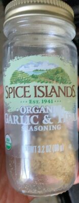 Garlic & Herb Organic Seasoning, Garlic & Herb