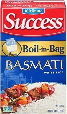 Success, Boil-In-Bag Basmati White Rice