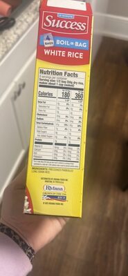 Success, Boil-In-Bag Enriched Precooked White Rice