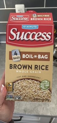 Success, Boil-In-Bag Precooked Whole Grain Brown Rice