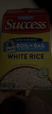 Boil-In-Bag Enriched Precooked White Rice