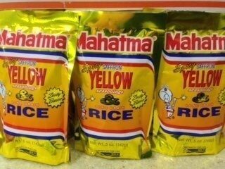 Spicy Yellow Seasonings & Long Grain Rice, Spicy