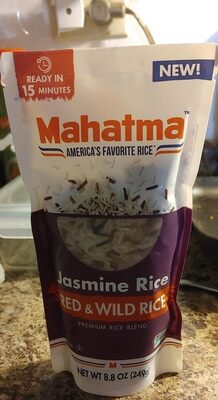 Jasmine Rice With Red & Wild Rice Premium Rice Blend, Jasmine Rice With Red & Wild Rice