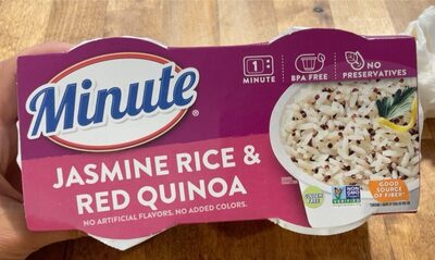 Minute Jasmine Rice & Red Quinoa, 8.8 Oz