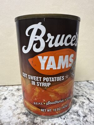 Yams Cut Sweet Potatoes In Syrup, Yams