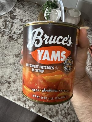 Cut Sweet Potatoes In Syrup, Yams