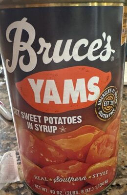 Sweet Potatoes Cut In Syrup