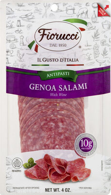 Genoa Salami With Wine, Genoa Salami