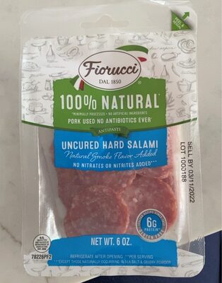 Uncured Hard Salami, Uncured