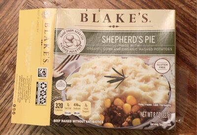 Blake's Organic Shepherd's Pie, Frozen Meal, 8 oz