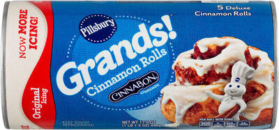 Pillsbury Grands! Cinnamon Rolls with Cinnabon Original Icing 5 Count