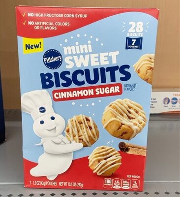 Cinnamon Sugar Mini Sweet Biscuits, Cinnamon