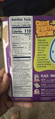 Pillsbury Ready to Bake! Ghost Shape Sugar Cookie Dough 20 Count