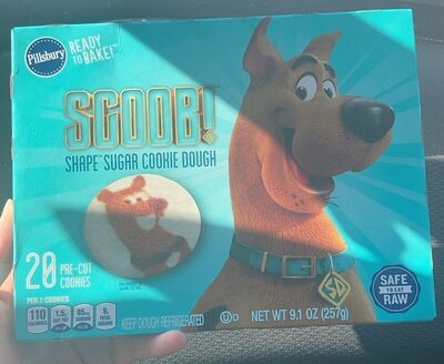 Pillsbury Scoob! Shape Sugar Cookie Dough, 9.1 Oz