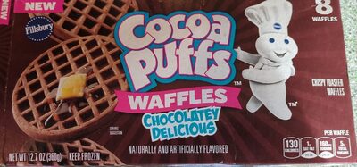 Pillsbury Cocoa Puffs Frozen Waffles 8 Count