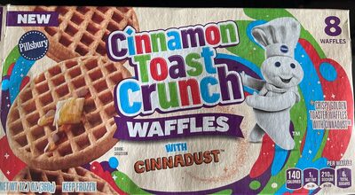Pillsbury Cinnamon Toast Crunch Frozen Waffles 8 Count