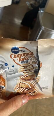 Pillsbury Mini Cinnamon Roll Flavored Soft Baked Cookies