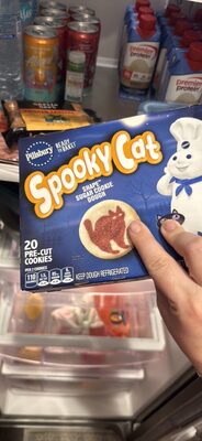 Pillsbury Ready to Bake! Spooky Cat Shape Sugar Cookie Dough 20 Count