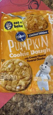 Pillsbury Ready To Bake! Pumpkin Cookies with Cream Cheese Chips 12 Count