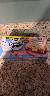 Pillsbury Cherry Toaster Strudel Pastries 6 Count