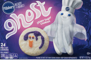 Pillsbury Ready to Bake! Ghost Shape Sugar Cookies