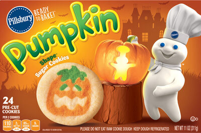 Pillsbury Ready to Bake! Pumpkin Shape Sugar Cookies 24 Count
