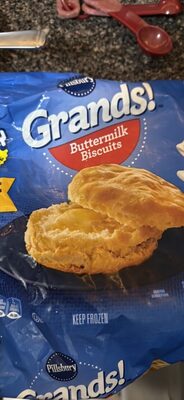 Pillsbury Grands! Buttermilk Breakfast Biscuits Frozen Dough Value Pack 20 Count