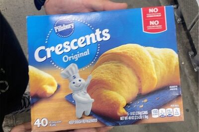 Pillsbury Original Crescents Rolls 8 Count, 5 Pack