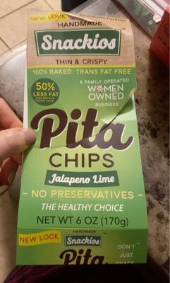 Jalapeno Lime Pita Chips, Jalapeno; Lime