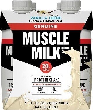 Genuine Zero Sugar Protein 25 Grams Shake, Vanilla Creme, Vanilla Creme