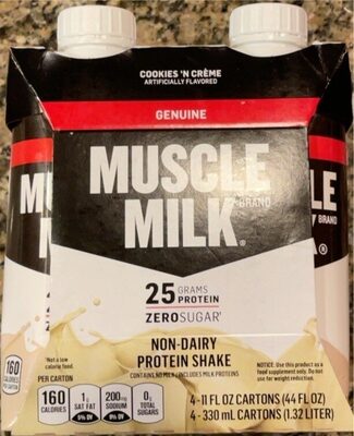 Genuine Protein 25 Grams Shake, Cookies 'N Creme, Cookies 'N Creme