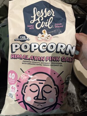 Himalayan Pink Salt Popcorn, Himalayan Pink Salt