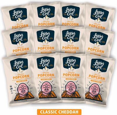 Classic Cheddah Organic Popcorn, Classic Cheddah