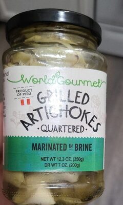 Grilled Artichokes Quartered Marinated In Brine, Brine